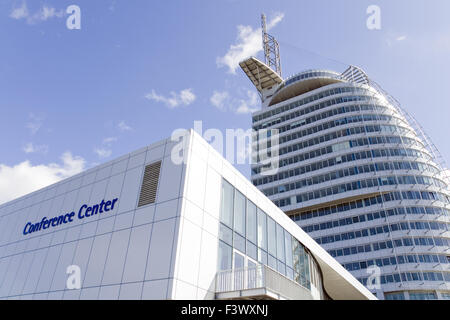 Atlantic Sail City Hôtel à Bremerhaven Banque D'Images