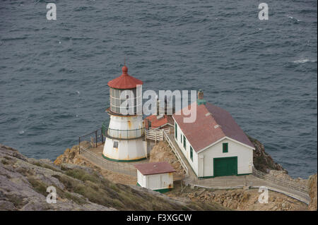 Le phare - construit en 1870 et a pris sa retraite en 1975 -, Point Reyes National Seashore , Californie, USA Banque D'Images