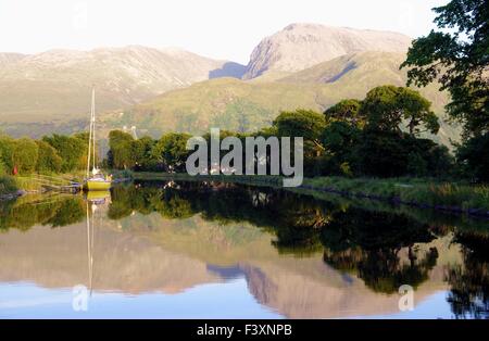 Le Ben Nevis dans Twilight Banque D'Images