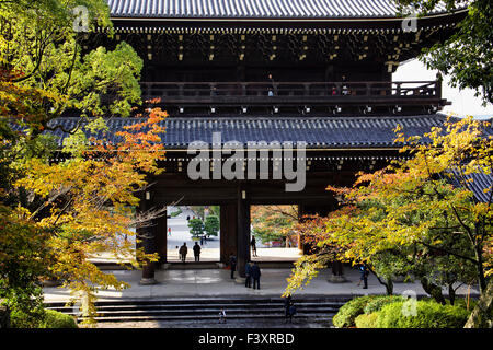 Le Japon, l'île de Honshu, Kansai, Kyoto, temple Chion-in. Banque D'Images