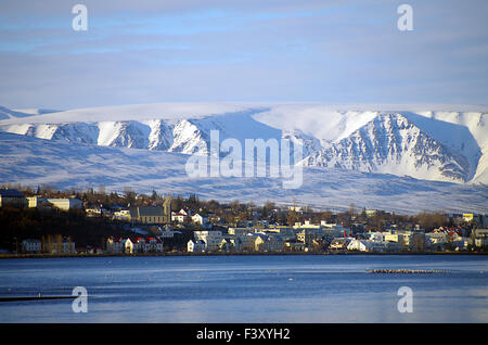 Vue sur Akureri Banque D'Images