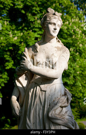 Statue dans le parc Banque D'Images