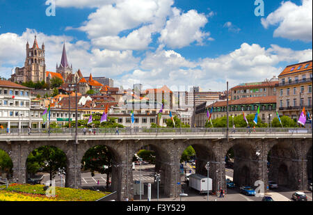 Lausanne, Suisse Banque D'Images