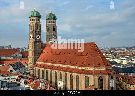 Cathédrale de Munich, Bavière Frauenkirche Banque D'Images