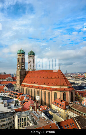 Cathédrale de Munich, Bavière Frauenkirche Banque D'Images