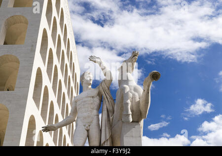 Palazzo della Civiltà Italiana, Rome Banque D'Images