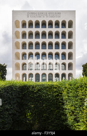 Palazzo della Civiltà Italiana, Rome Banque D'Images