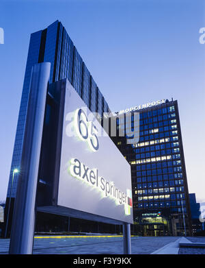 Siège social de l'entreprise Axel Springer, Berlin Banque D'Images