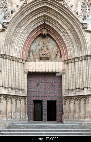 Église de Santa Maria del Mar, Barcelone Banque D'Images