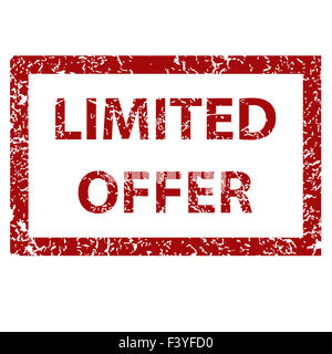 Limited Edition grunge rubber stamp Banque D'Images