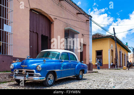 Cuba Oldtimer à Trinité Banque D'Images