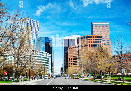 Le centre-ville de Denver, Colorado Banque D'Images