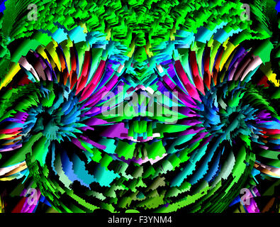 En vrac décorative en pierre mosaïque colorée artistique, comme une photo de stones. L'informatique graphique. A-1678. Banque D'Images