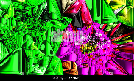 En vrac décorative en pierre mosaïque colorée artistique, comme une photo de stones. L'informatique graphique. A- 1477. Banque D'Images