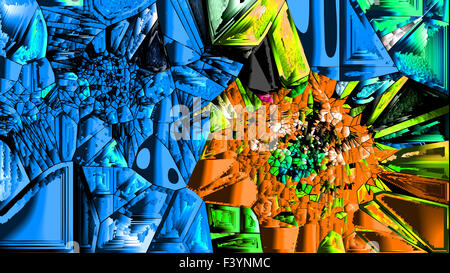 En vrac décorative en pierre mosaïque colorée artistique, comme une photo de stones. L'informatique graphique. A- 1478. Banque D'Images