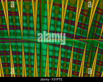 Fractal élément décoratif coloré, splendeur magique, merveilleuse harmonie et lignes fractales. A-1252. Banque D'Images