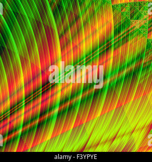 Carreaux de verre coloré fractale magnifique dans le style de l'infographie. A-0232. Banque D'Images