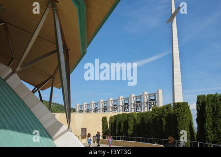 San Giovanni Rotondo, Italie - 08 septembre 2015 : Eglise du pèlerinage de Padre Pio. L'église construite en 1993 près de l'ancien monastère. Banque D'Images