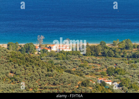 Photo de la belle mer à Thassos Banque D'Images