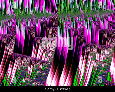 Fractale fantastique paysage de la planète ..... H, les graphiques sur le thème, la beauté d'autres mondes. A-1994. Banque D'Images