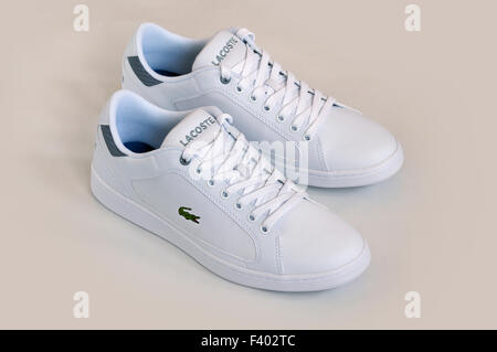 Lacoste trainers Banque D'Images