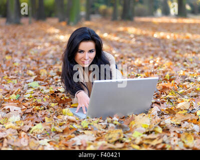 Au cours de l'automne beauté Banque D'Images