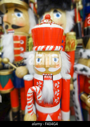 Figurine traditionnels Casse-noisette de Noël Banque D'Images