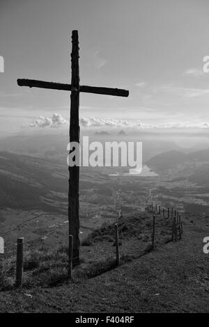 Sommet cross sur le Rigi Banque D'Images