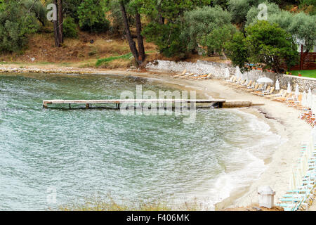 Photo de la belle mer à Thassos Banque D'Images