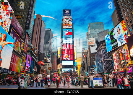 Times Square à New York City Banque D'Images