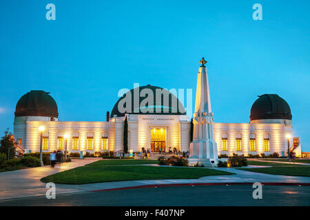L'observatoire Griffith à Los Angeles Banque D'Images