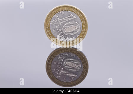 Coin 2006 valeur de 10 roubles Banque D'Images