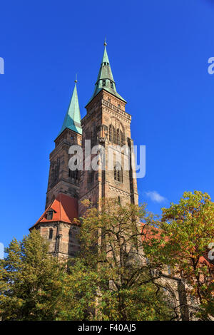 Église Saint Sebaldus à Nuremberg Banque D'Images