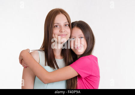 Portrait de deux soeurs Banque D'Images