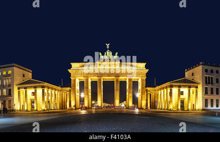 La porte de Brandebourg à Berlin, Allemagne Banque D'Images