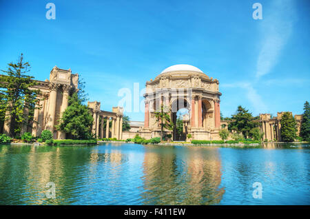 Le Palais des Beaux-Arts à San Francisco Banque D'Images