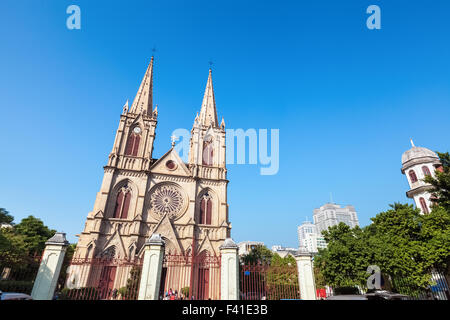 Guangzhou shishi cathédrale du Sacré-Coeur Banque D'Images