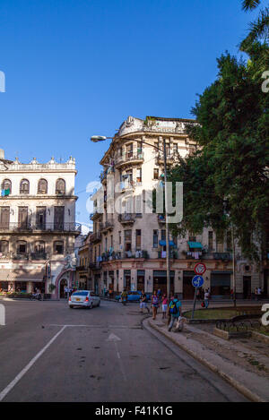 Caraïbes Cuba La Havane sur la ville Banque D'Images