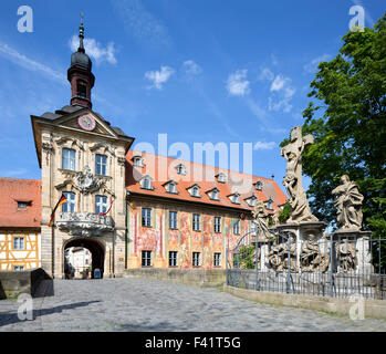 Old town hall, Bamberg, Haute-Franconie, Bavière, Allemagne Banque D'Images