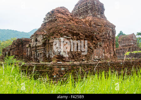 Mon fils temples antiques cham dans le centre du Vietnam, près de Hoi An Banque D'Images