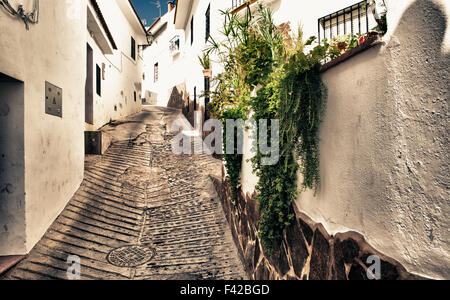 Les rues de Guaro détails un typique village de montagne de la Sierra de Nieves Banque D'Images