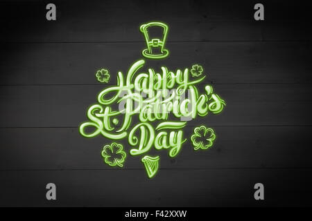 Image composite de patricks day greeting Banque D'Images