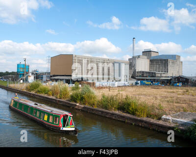 Sur l'usine de sel britannique Trent et Mersey Canal dans Northwich Cheshire UK Banque D'Images