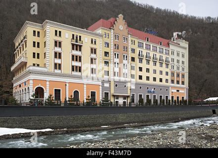 Hôtel Radisson Rosa Khutor Banque D'Images