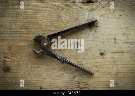 ancienne pince Banque D'Images