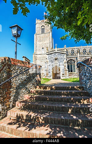 L'église Holy Trinity de Blythburgh, Suffolk Banque D'Images