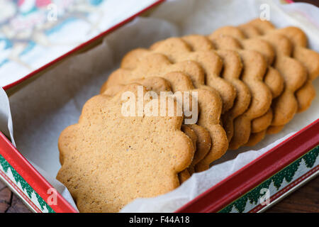 Pepparkakor suédois (Cookies) de gingembre Banque D'Images