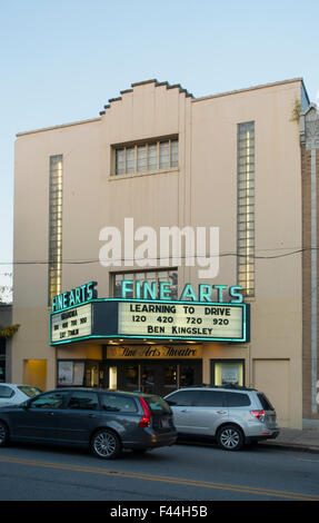 Beaux-arts cinéma d'Asheville NC Banque D'Images