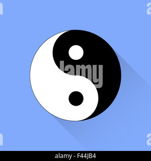 Yin Yang symbole Banque D'Images