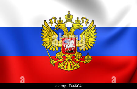 Drapeau de la Russie Banque D'Images